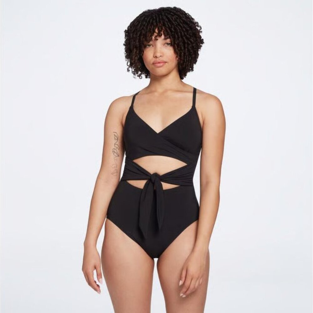 **Calia** Women's 16  Black One Piece Swimsuit 16NWT